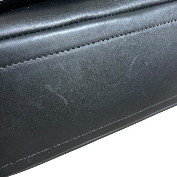 Coach Vintage Black Leather Legacy Studio Flap Shoulder Bag NWOT - Picture 15 of 16